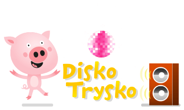 Logo rozhlasové stanice Pigy Rádio - Disko Trysko